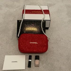 Chanel Natural Touch set! Chanel bag Holiday 2021 ❤️ with cosmetics!